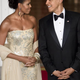 The first lady and president gaze into each other’s eyes before a state dinner, the Obamas’ first, at the White House on Nov. 24, 2009.
Brendan Smialowski/Getty Images